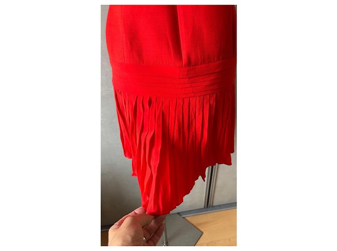 Christian Dior rotes Sommerkleid - Ansicht 5
