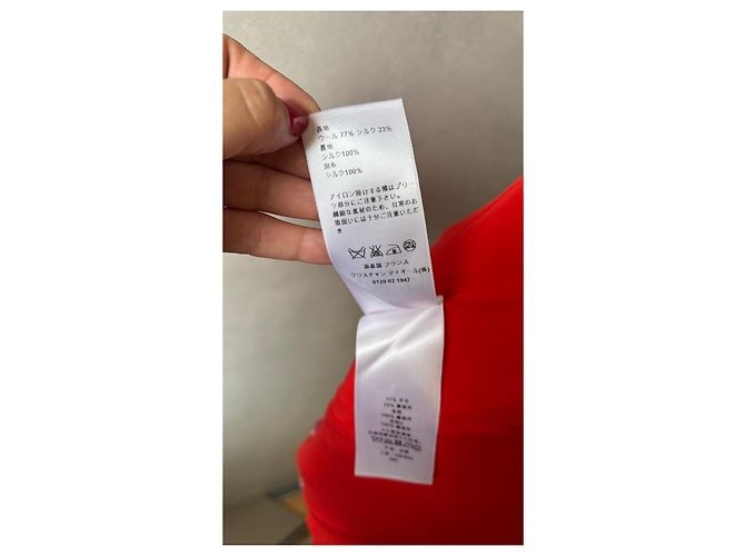Christian Dior rotes Sommerkleid - Ansicht 8