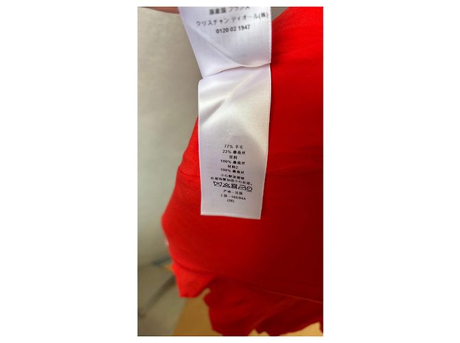 Christian Dior rotes Sommerkleid - Ansicht 9
