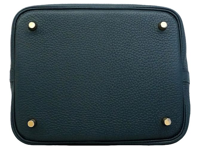 Hermès Borsa Hermes Picotin Lock MM Verde - vista 3
