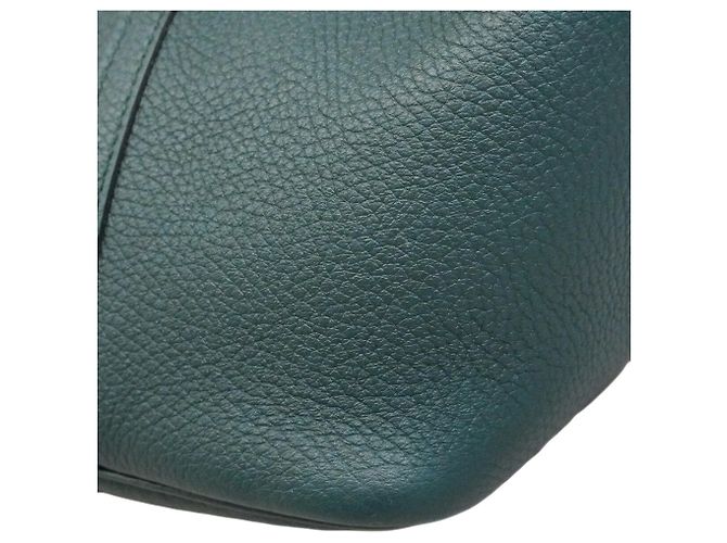 Hermès Borsa Hermes Picotin Lock MM Verde - vista 6