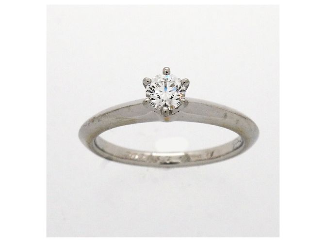 Tiffany & Co. Solitärring aus Platin 950 - Ansicht 2