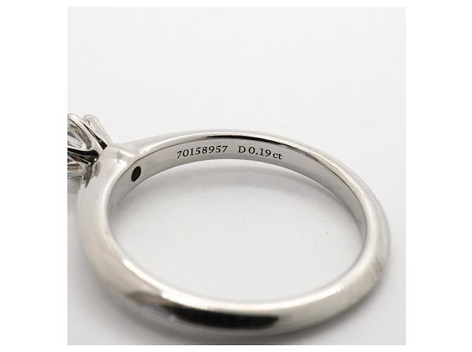 Tiffany & Co. Solitärring aus Platin 950 - Ansicht 5