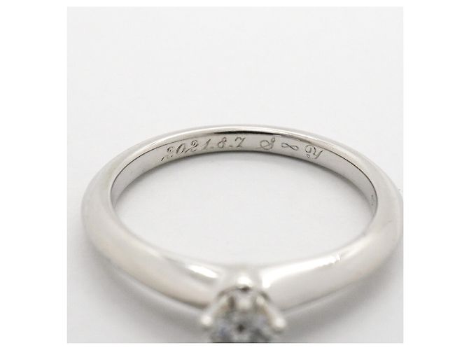 Tiffany & Co. Solitärring aus Platin 950 - Ansicht 6