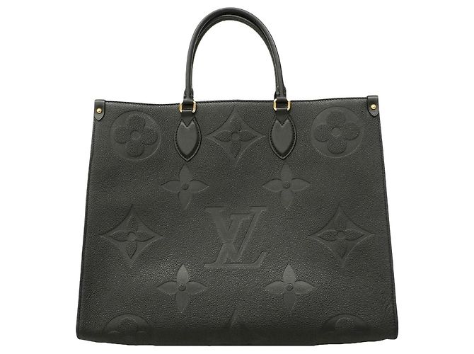 Borsa Tote Louis Vuitton Monogram Empreinte OnTheGo GM Nero - vista 8