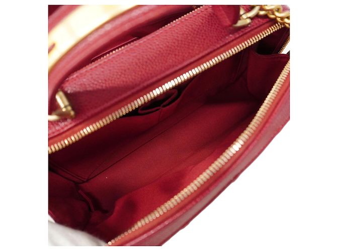 Borsa a tracolla con catena Chanel Matelassé Rosso - vista 11