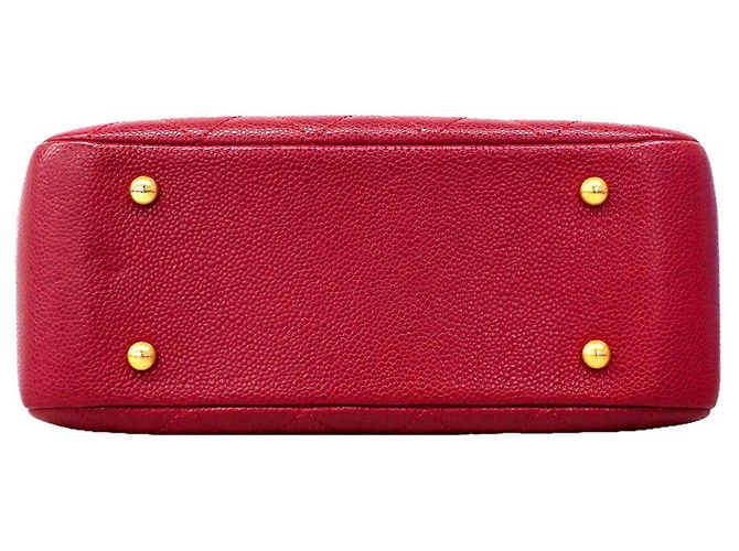 Borsa a tracolla con catena Chanel Matelassé Rosso - vista 3