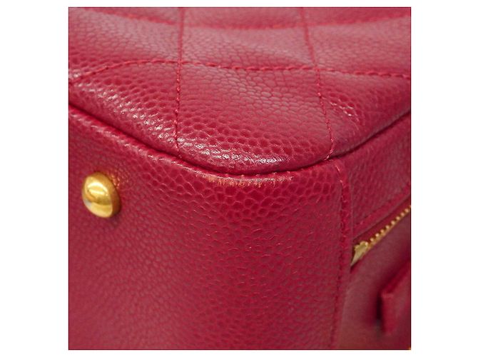 Borsa a tracolla con catena Chanel Matelassé Rosso - vista 6