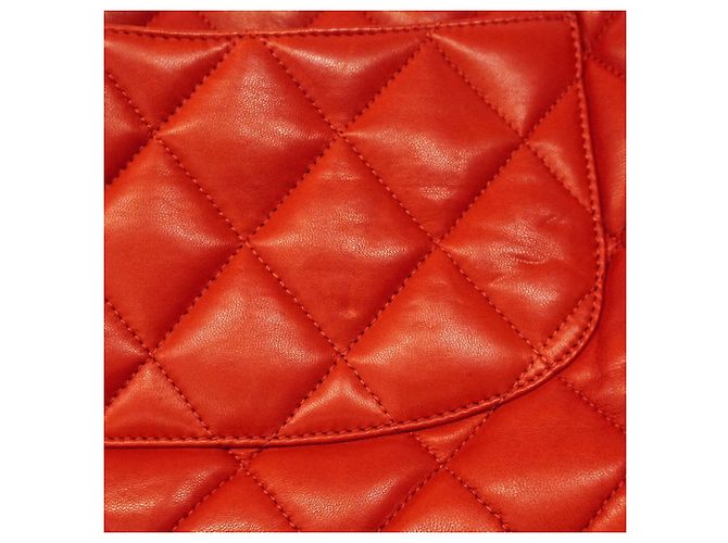 Borsa a tracolla Chanel Matelassé Rosso - vista 10
