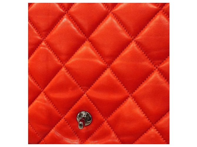 Borsa a tracolla Chanel Matelassé Rosso - vista 14