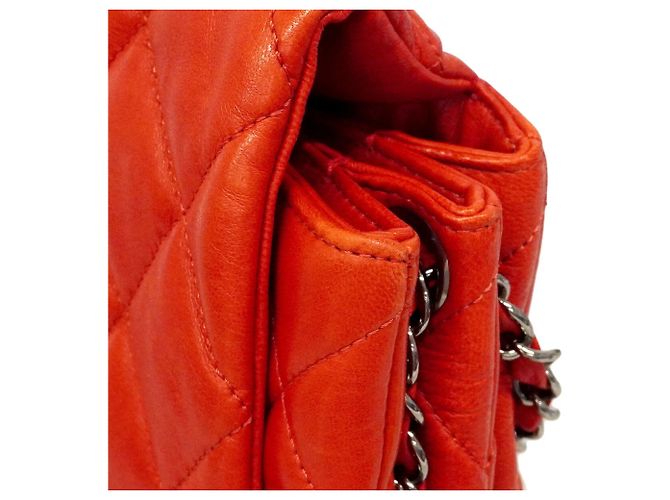Borsa a tracolla Chanel Matelassé Rosso - vista 6