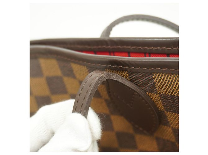 Borsa Tote Louis Vuitton Damier Neverfull MM Damier ebene - vista 8