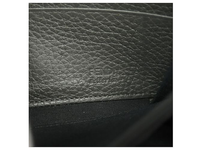 Fendi Leder-Langbrieftasche Schwarz - Ansicht 4