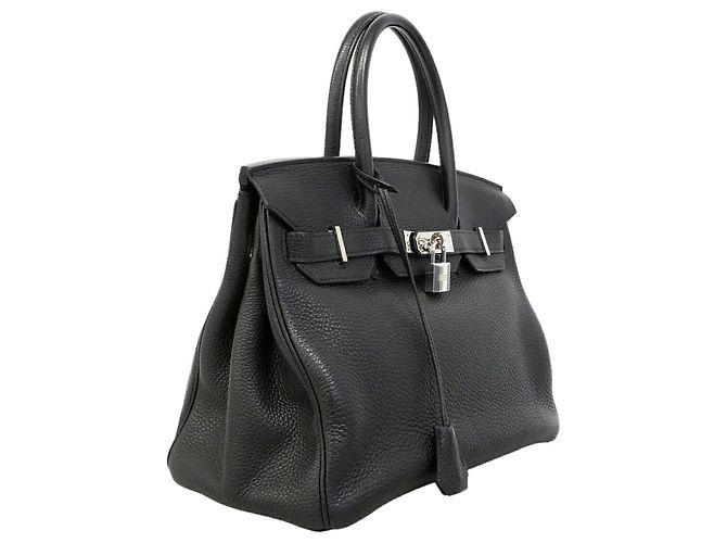 Hermès Borsa Hermes Birkin 30 in pelle Togo nera Nero - vista 2