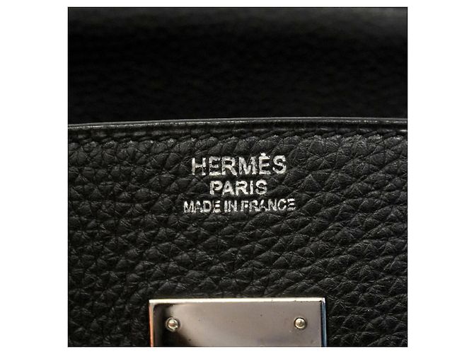 Hermès Borsa Hermes Birkin 30 in pelle Togo nera Nero - vista 5
