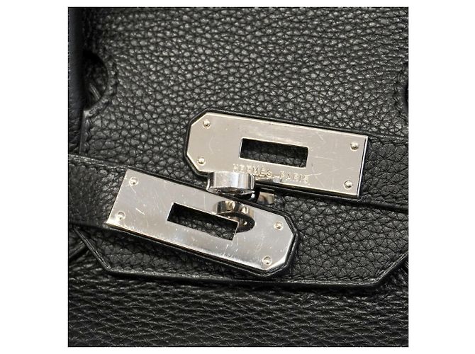 Hermès Borsa Hermes Birkin 30 in pelle Togo nera Nero - vista 9