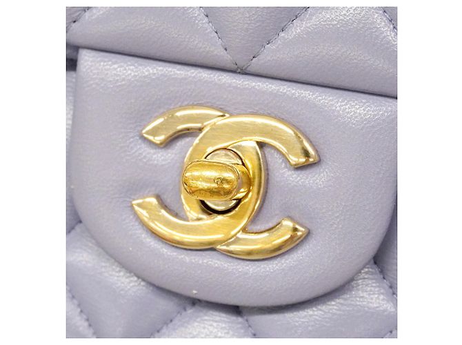 Borsa a tracolla con catena Chanel Matelassé Porpora - vista 10