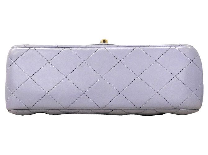 Borsa a tracolla con catena Chanel Matelassé Porpora - vista 3
