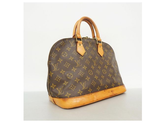 Borsa a mano Louis Vuitton Alma Monogram Marrone - vista 2