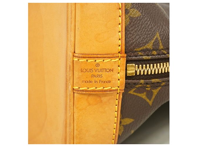 Borsa a mano Louis Vuitton Alma Monogram Marrone - vista 5
