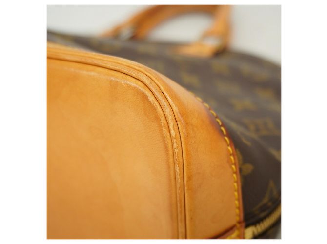 Borsa a mano Louis Vuitton Alma Monogram Marrone - vista 6