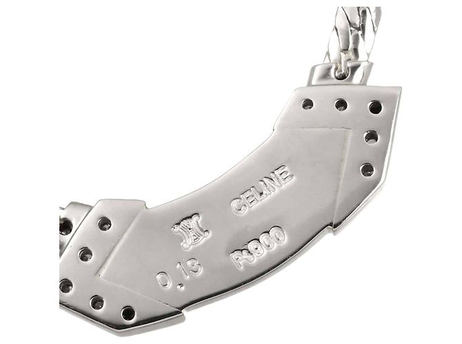 Céline Collana con pendente in diamanti Celine Argento - vista 4