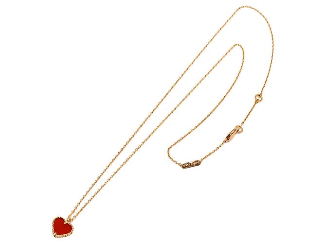 Collana Sweet Alhambra in Corniola Van Cleef & Arpels D'oro - vista 2