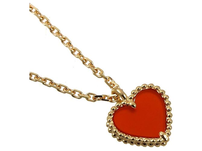 Collana Sweet Alhambra in Corniola Van Cleef & Arpels D'oro - vista 3