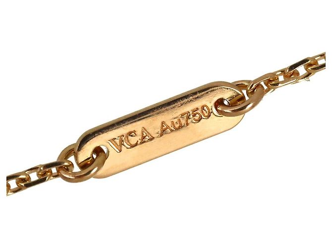 Collana Sweet Alhambra in Corniola Van Cleef & Arpels D'oro - vista 4