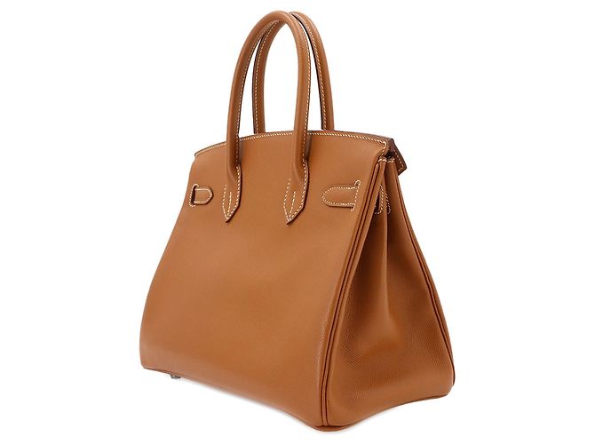 Hermès Borsa Hermes Birkin 30 Epsom Gold D'oro - vista 4