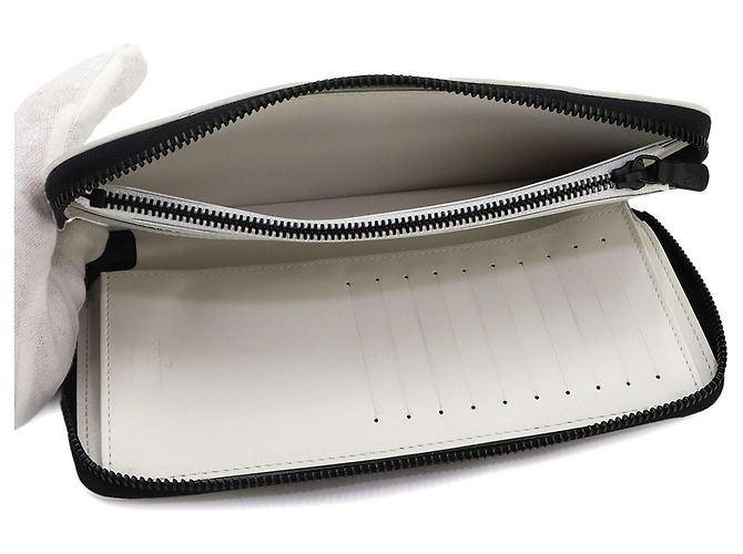 Cartera Zippy Louis Vuitton Monogram Shadow Negro Blanco Azul marino Monograma - vista 7