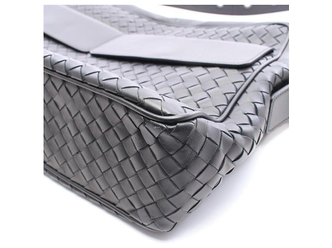 Borsa Bottega Veneta Intrecciato Black Nero - vista 7