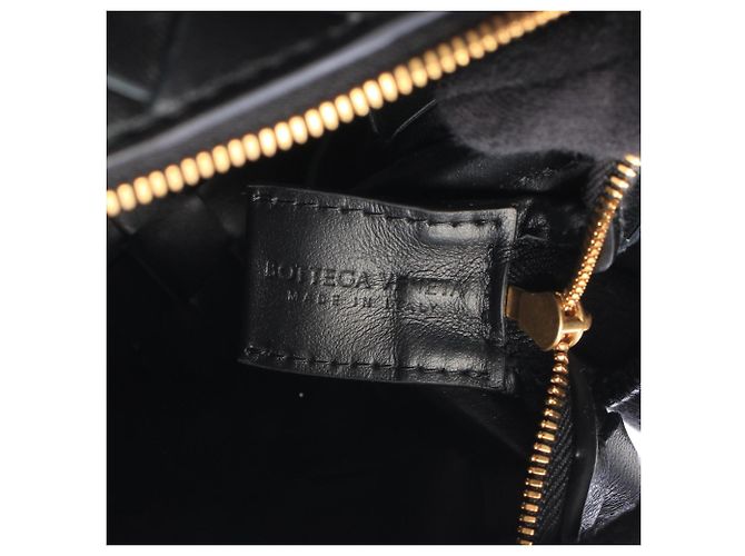 Bottega Veneta Mini Loop Camera Bag Intrecciato Nero - vista 4