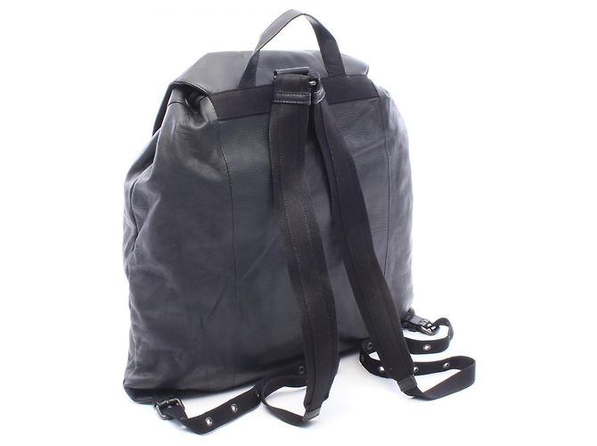 Zaino Bottega Veneta Black Intrecciato Nero - vista 2