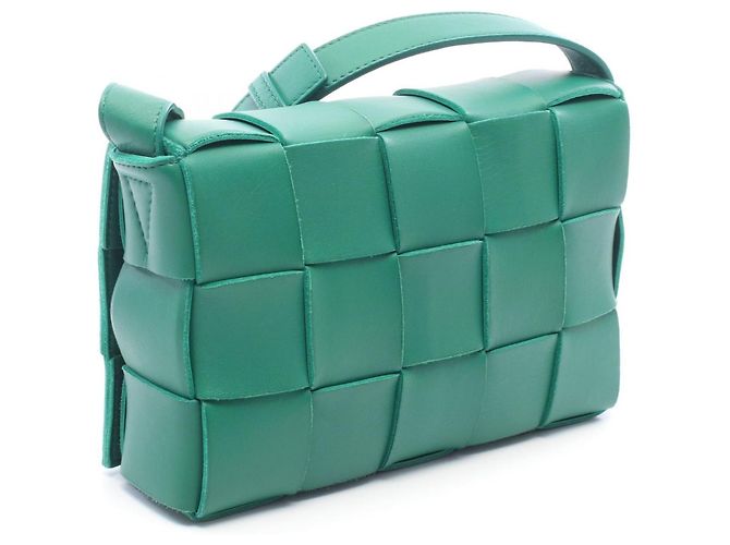 Borsa Cassette Bottega Veneta Verde - vista 2