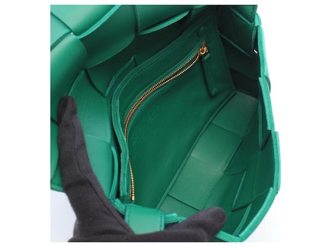 Borsa Cassette Bottega Veneta Verde - vista 3