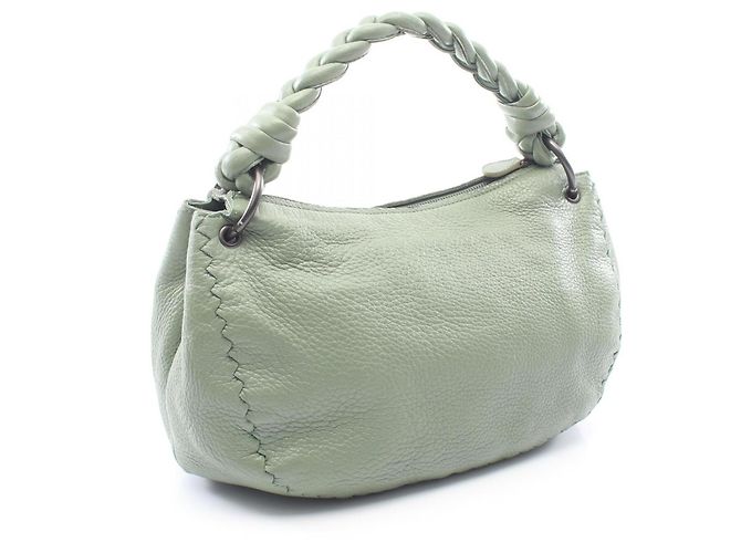 Borsa a tracolla hobo in pelle verde Bottega Veneta - vista 2