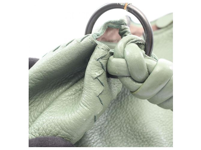 Borsa a tracolla hobo in pelle verde Bottega Veneta - vista 7