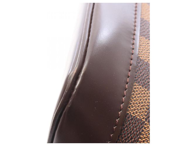 Borsa Louis Vuitton Alma Damier Ebene Marrone - vista 8