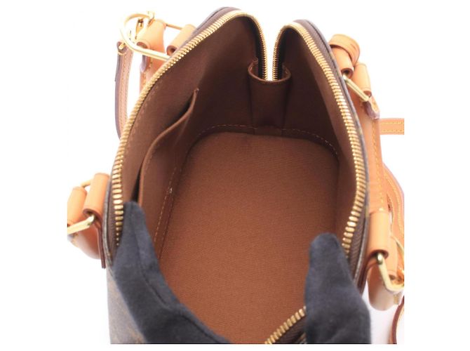 Louis Vuitton Alma BB Monogram Handtasche Braun Monogramm - Ansicht 3