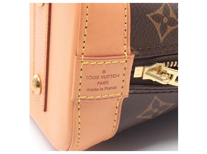 Louis Vuitton Alma BB Monogram Handtasche Braun Monogramm - Ansicht 4