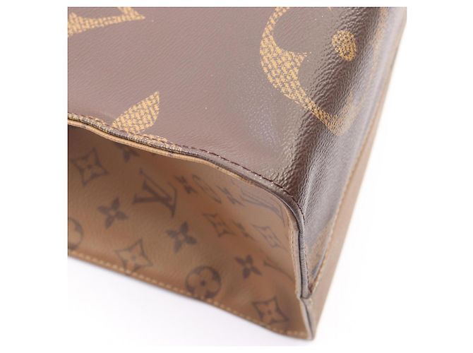 Borsa Tote Louis Vuitton OnTheGo GM Marrone Beige Monogramma - vista 7