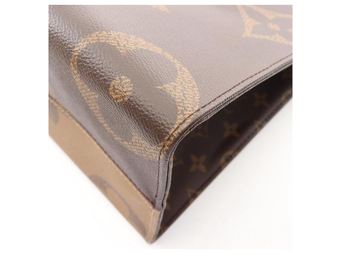 Bolso Tote Louis Vuitton OnTheGo MM Castaño Beige Monograma - vista 7