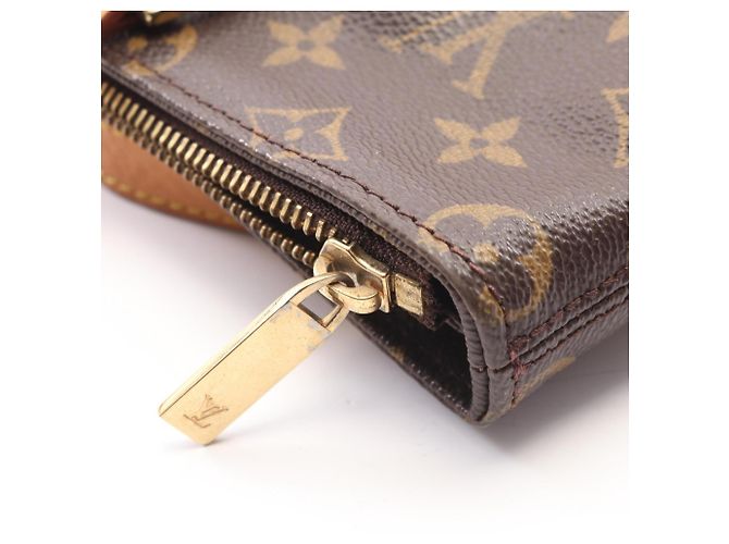 Borsa a tracolla Louis Vuitton Cabas Piano Monogram Marrone Monogramma - vista 11