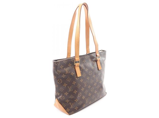 Borsa a tracolla Louis Vuitton Cabas Piano Monogram Marrone Monogramma - vista 2