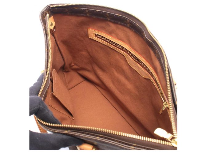Borsa Cabas Mezzo Louis Vuitton Marrone Monogramma - vista 3