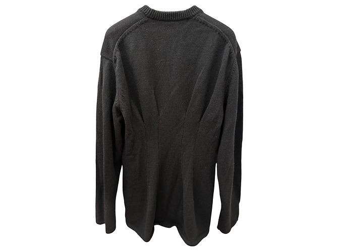 Comme Des Garcons Schwarzer Pullover aus Acryl-Woll-Mischung - Ansicht 3