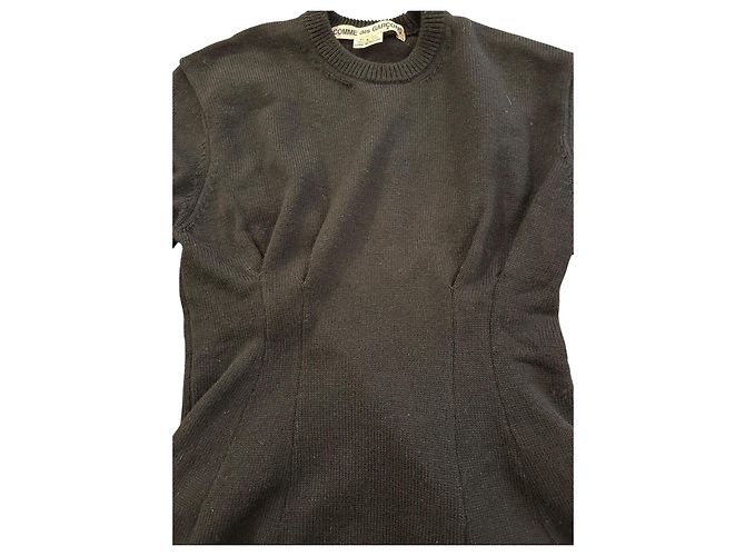 Comme Des Garcons Schwarzer Pullover aus Acryl-Woll-Mischung - Ansicht 7