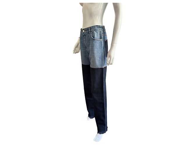 Autre Marque Jeans Peter Do a due colori Nero Blu - vista 13