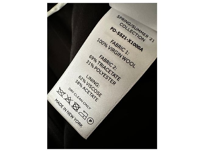 Autre Marque Tuta jumpsuit Peter Do nera Negro - vista 7